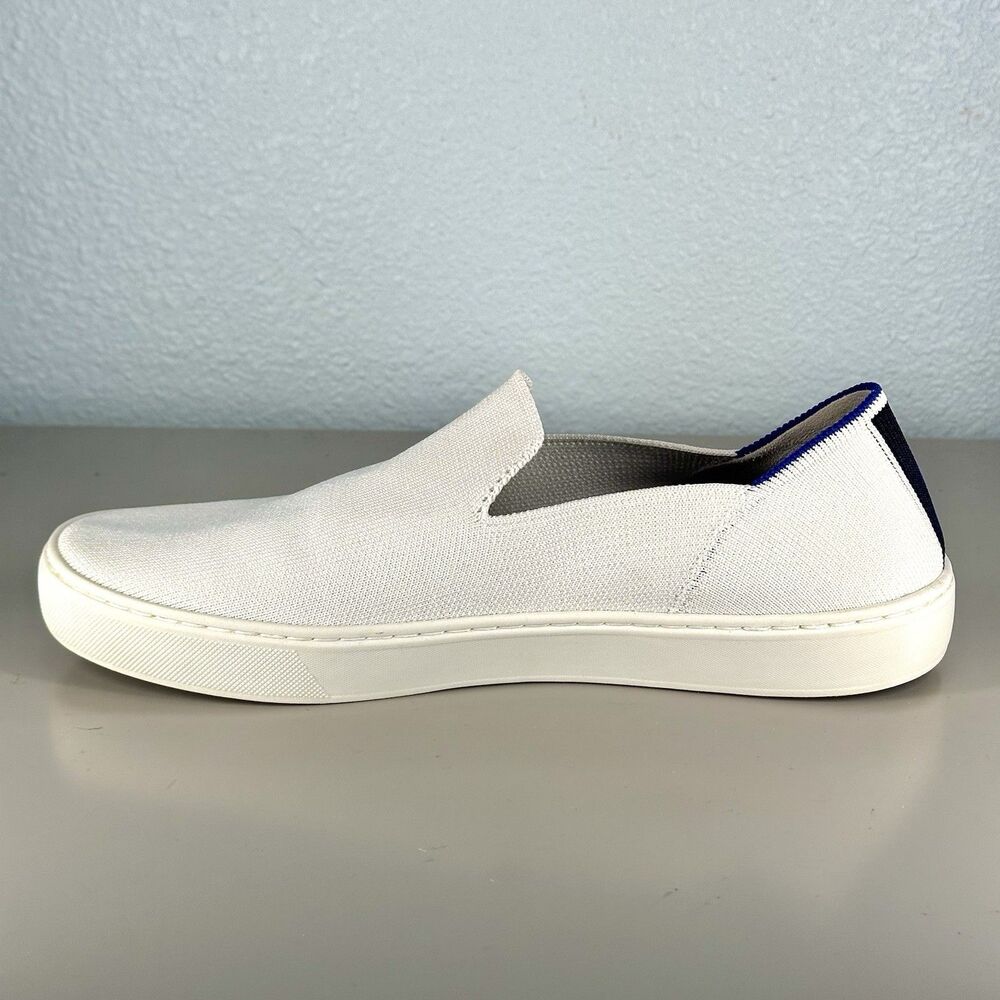 Rothy's The Original Slip On Sneaker White Loafers Womens Size 10 Shoes - Picture 8 of 16
